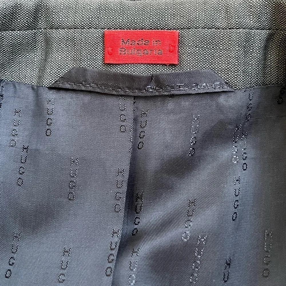Hugo Boss Wool Blazer Sport Coat Gray 38R - Picture 3 of 9